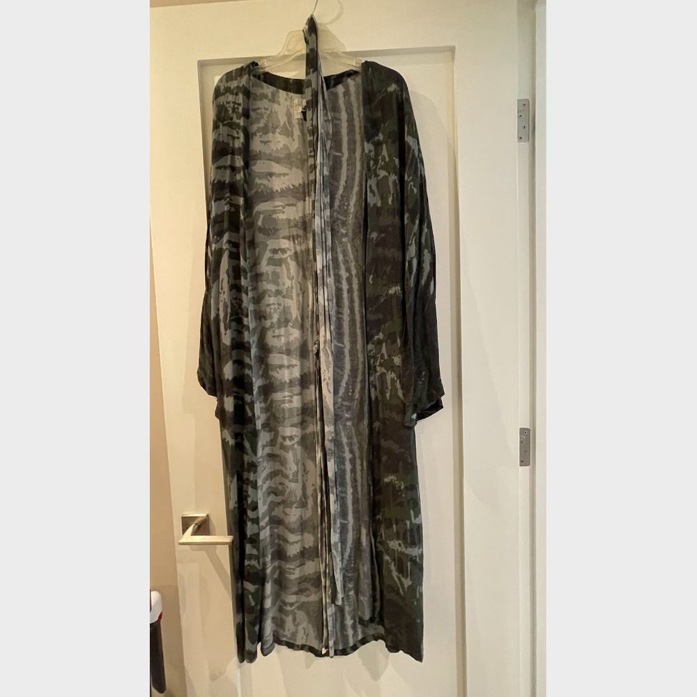 One Teaspoon Long Printed Robe Cover-Up
